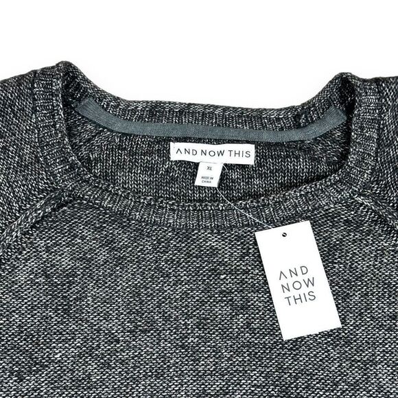 And Now This Raglan Crewneck Sweater Men’s Size Extra Large‎ XL Pullover Sweater - Picture 4 of 9